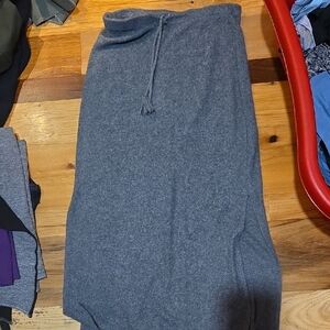 Casual Corner Charcoal Midi Skirt